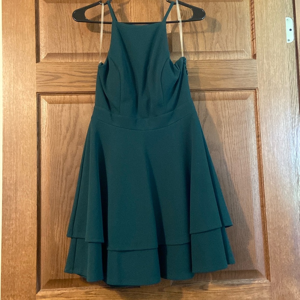 Teal Cocktail Dress - Medium